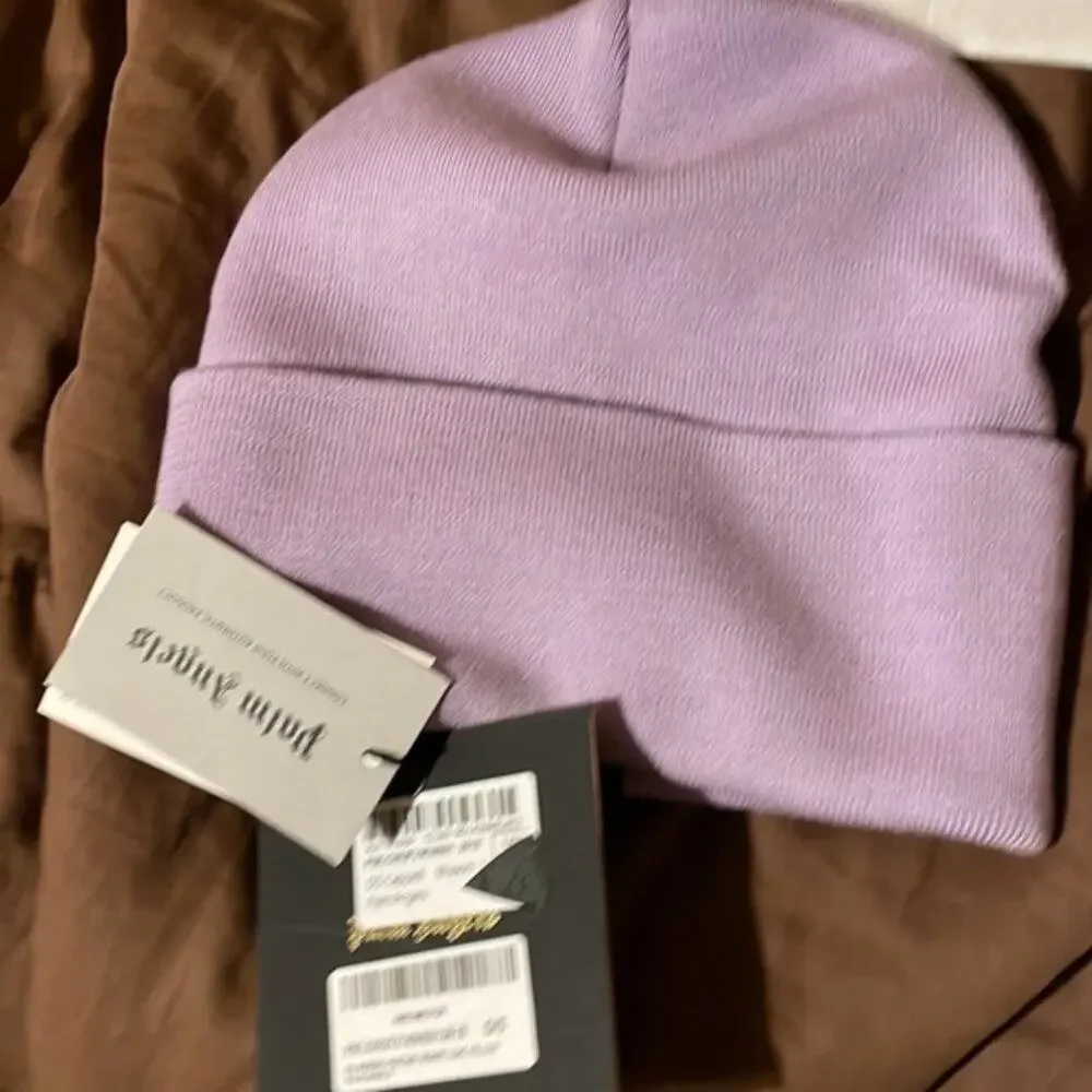 Palm Angels x Missoni embroidered Wool Beanie Lilac